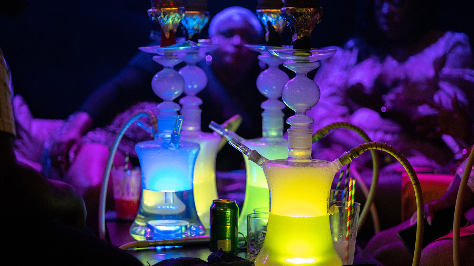 Premium hookah setup at Maya Hookah Lounge Edison NJ