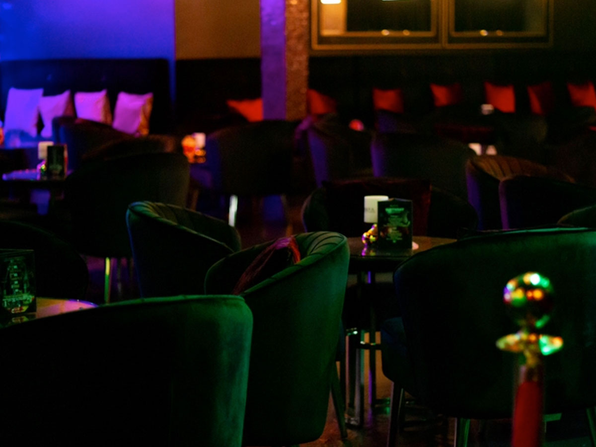 Premium drink setup at Maya Hookah Lounge Edison NJ